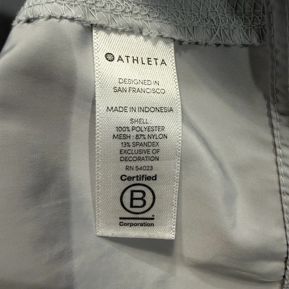 Athleta Solar Wind & Rain Anorak Jacket, Grey/Silver SIZE MT